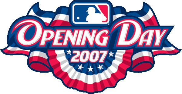 MLB Opening Day 2007 Primary Logo DIY iron on transfer (heat transfer)